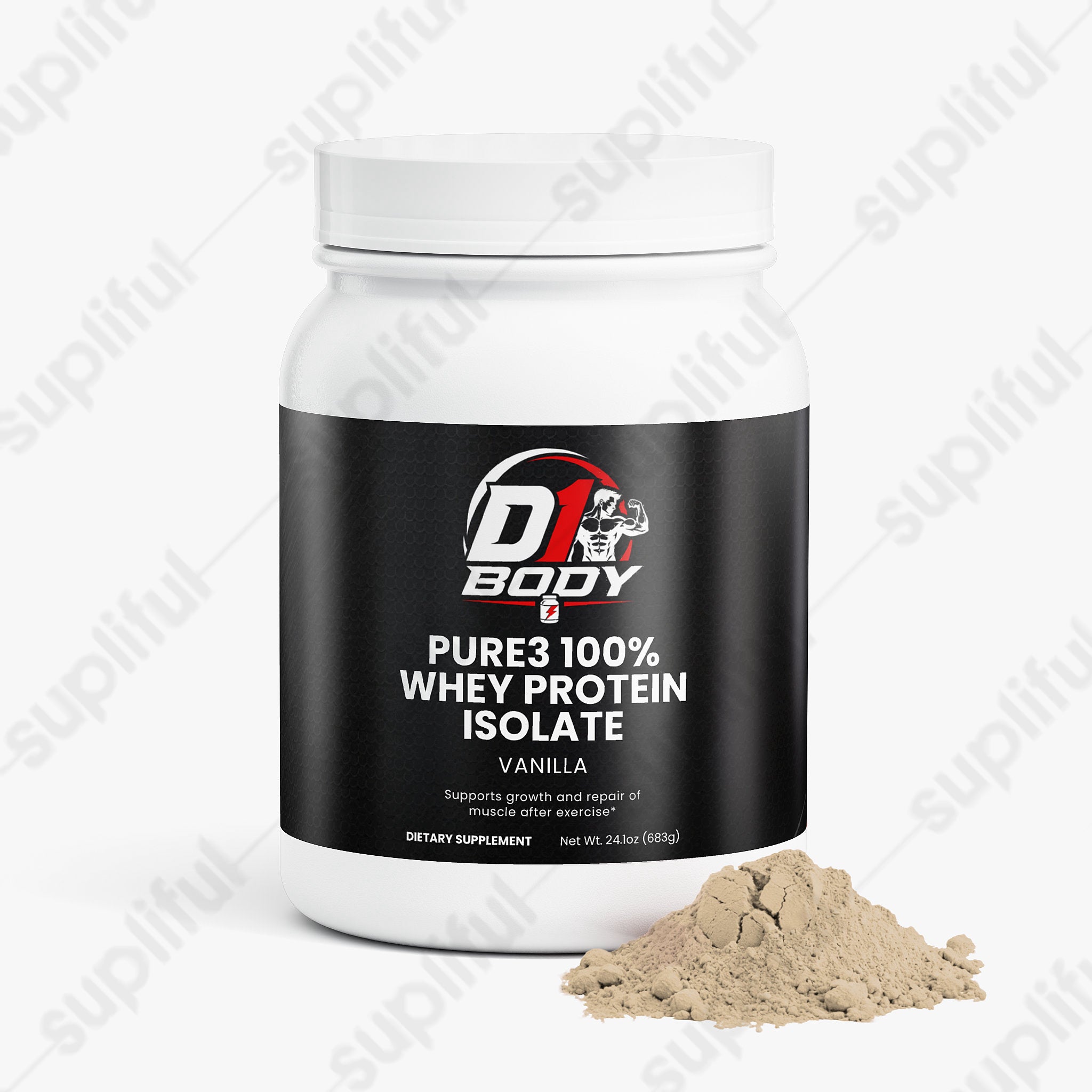 Pure3 100% Whey Protein Isolate (Vanilla)