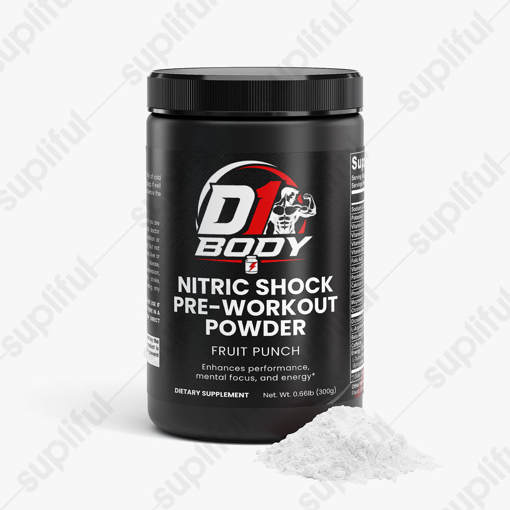 Nitric Shock Pre-Workout Powder (Fruit Punch)