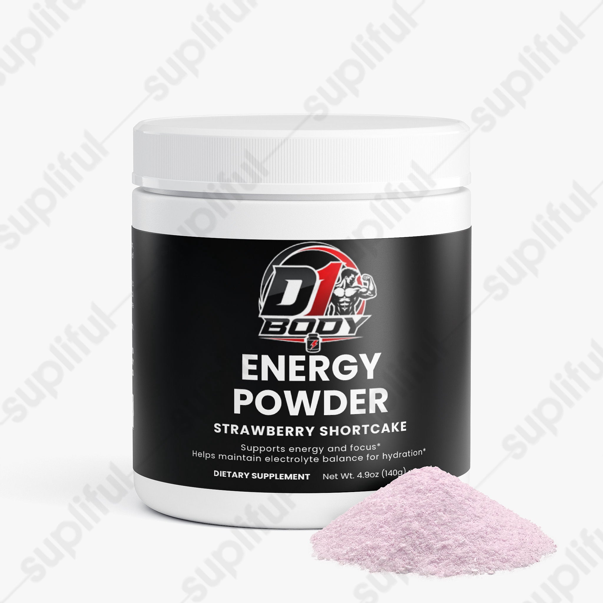 Energy Powder (Strawberry Shortcake)