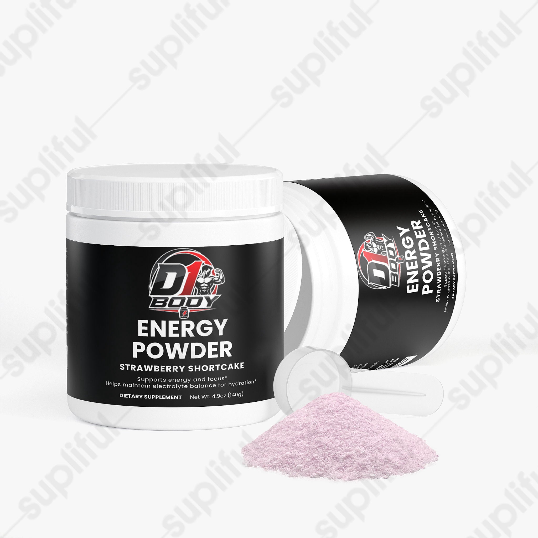 Energy Powder (Strawberry Shortcake)
